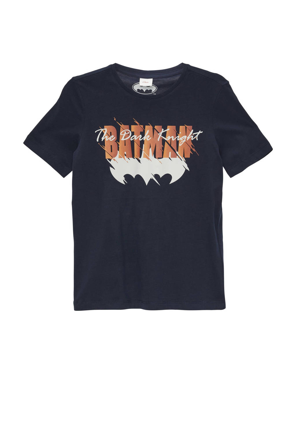 s.Oliver T-shirt met printopdruk donkerblauw