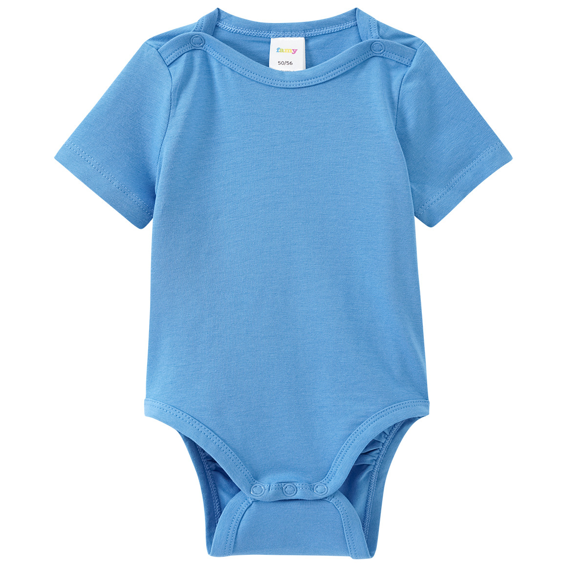 Famy 3 Baby Bodys in verschiedenen Farben dunkelblau / hellblau