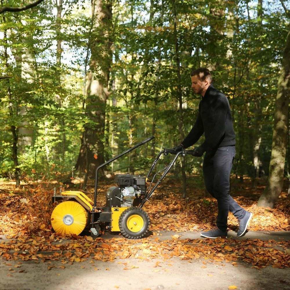 Balayeuse thermique brosse rotative 5,4cv largeur 60cm 3av 1ar texas 650tge