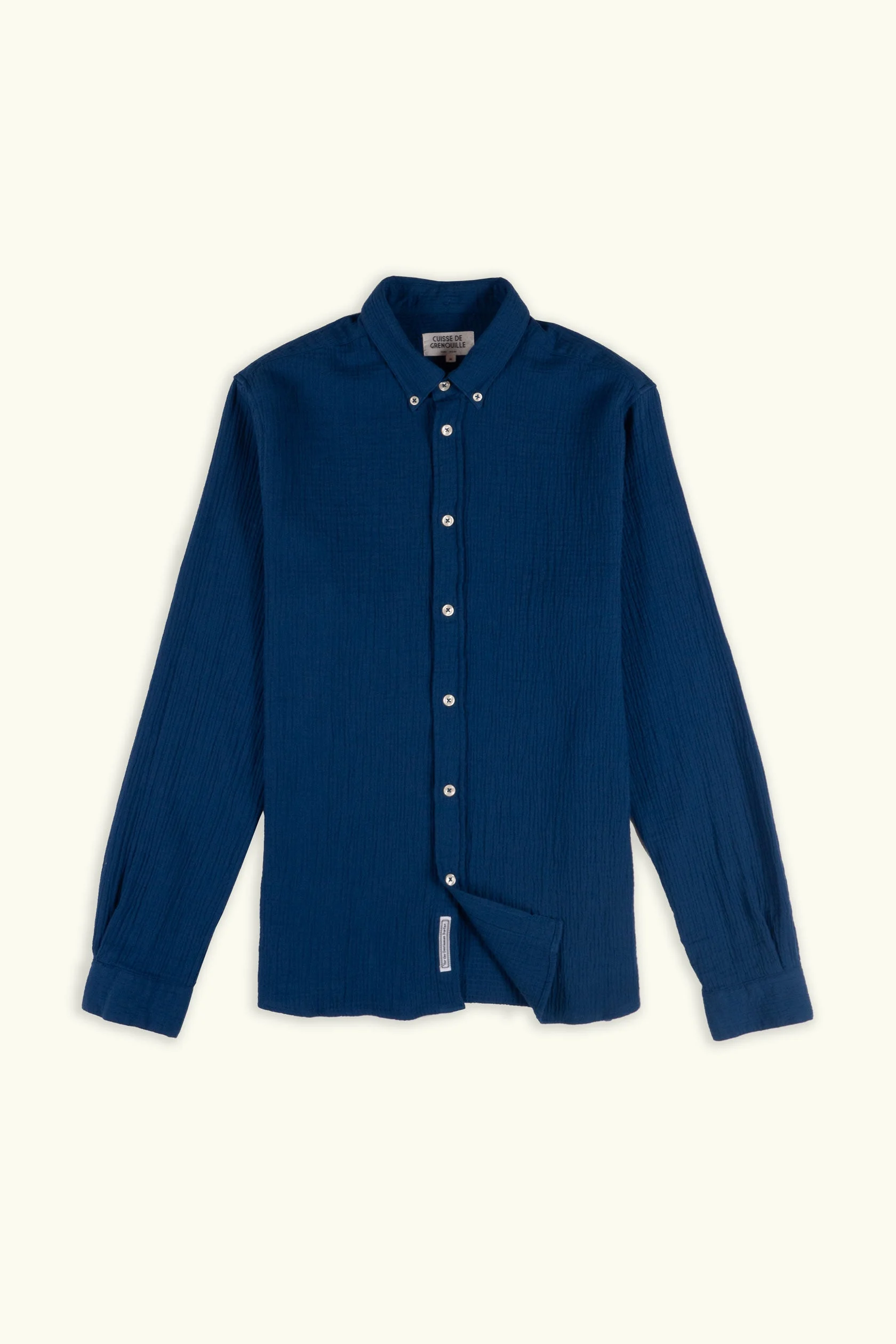 Chemisegaz de coton | Bleu