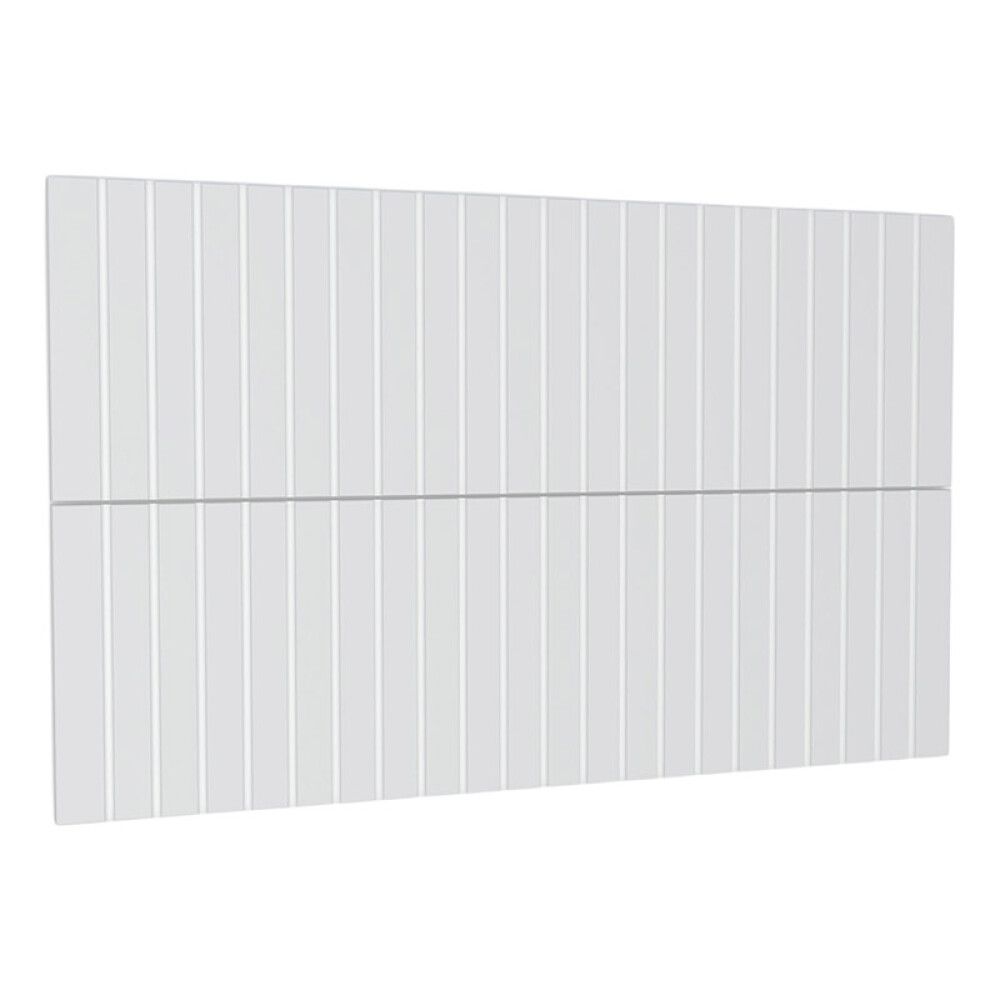 SKUFFEFRONT RIVA FOR SERVANTSKAP AGNES 80CM RILLET HVIT MATT 2STK/PK