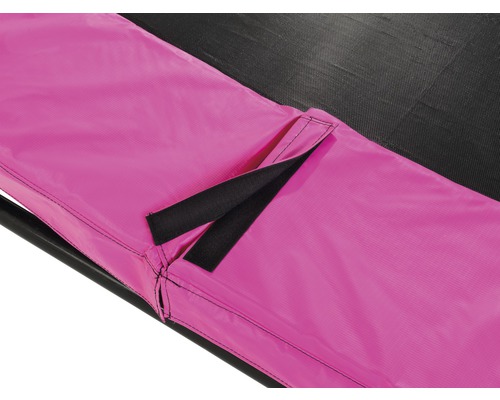 EXIT Silhouette trampoline met veiligheidsnet, Ø 183 cm, roze