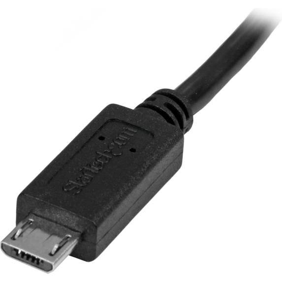 StarTech.com Câble d'extension Micro USB de 50 cm - M/F - Noir