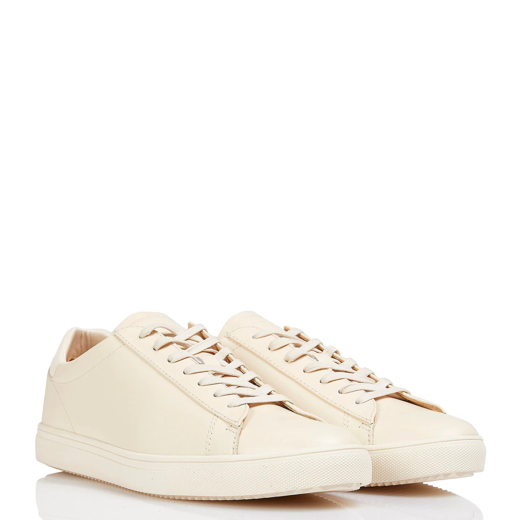 BRADLEY - Baskets basses en cuir | Beige