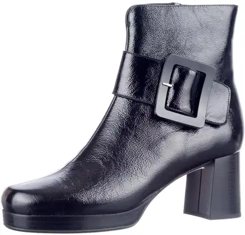 245502 PieSanto zwart lak - maat 45 enkellaars zwart lak - maat 45 Calandschoen