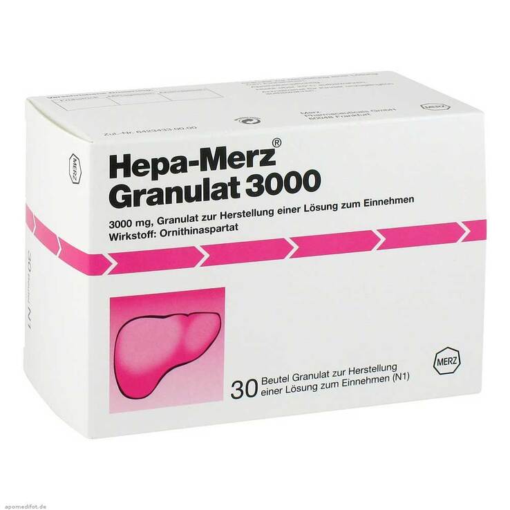 Hepa Merz Granulat 3000, 30 St