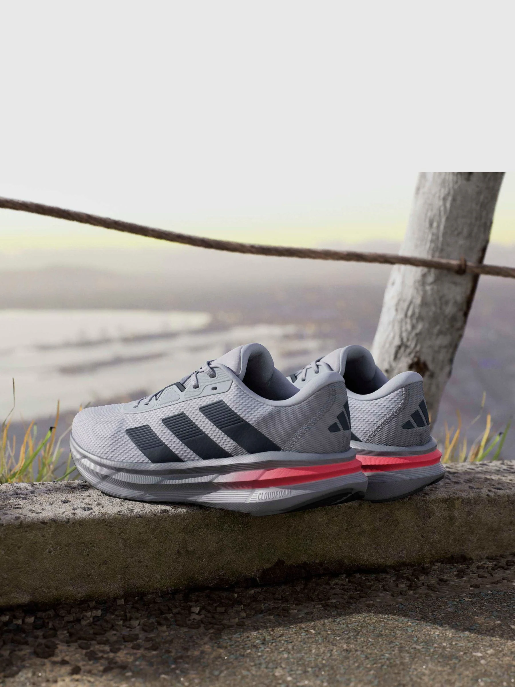 Grijs chroom - adidas Galaxy 7 hardloopschoenen