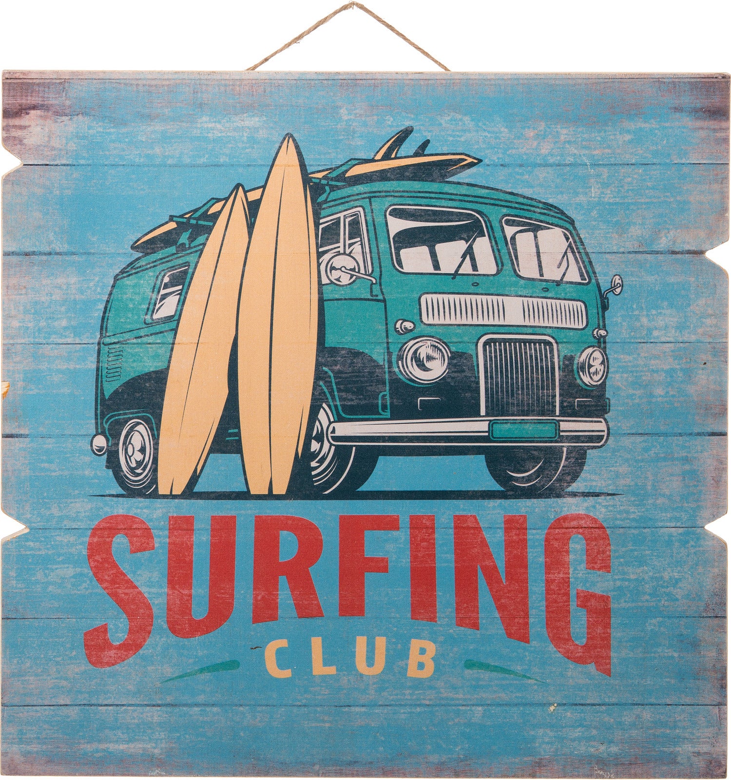 Intratuin tuinwanddecoratie surfing multi 40 x 40 x 1,8 cm