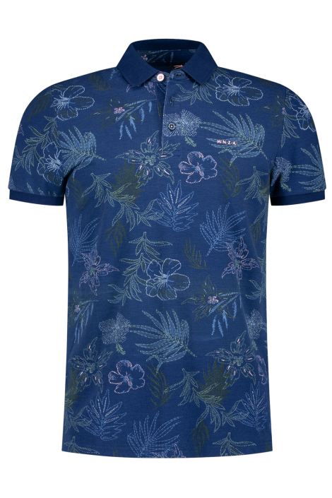 NZA blauwe heren polo