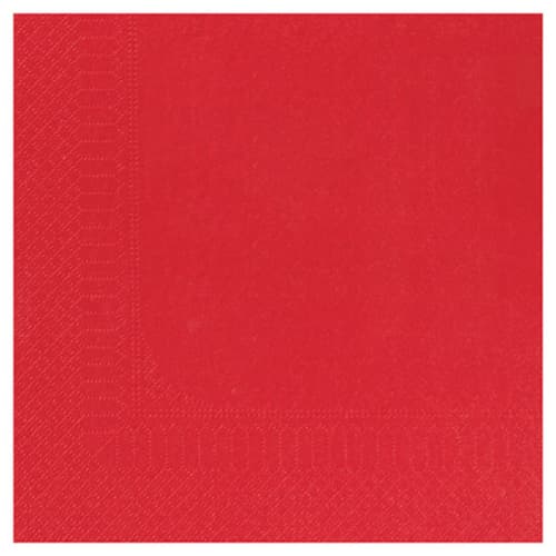 Serviette papier 39x39 cm 2 plis rouge Ecolabel Manufacture de l'Éphémère