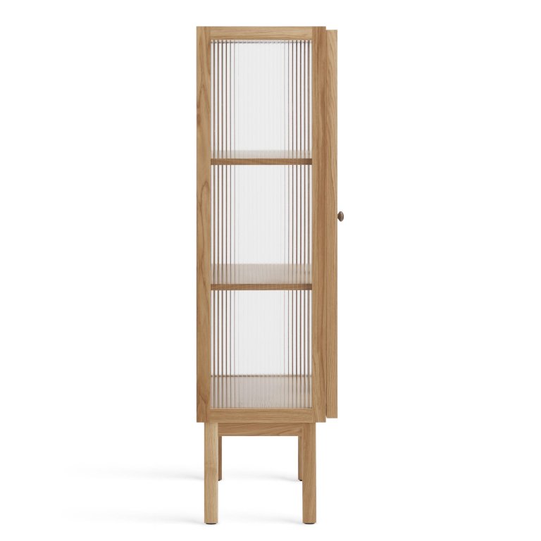 Audo Copenhagen Curiosity vitrinekast H143 naturel eiken
