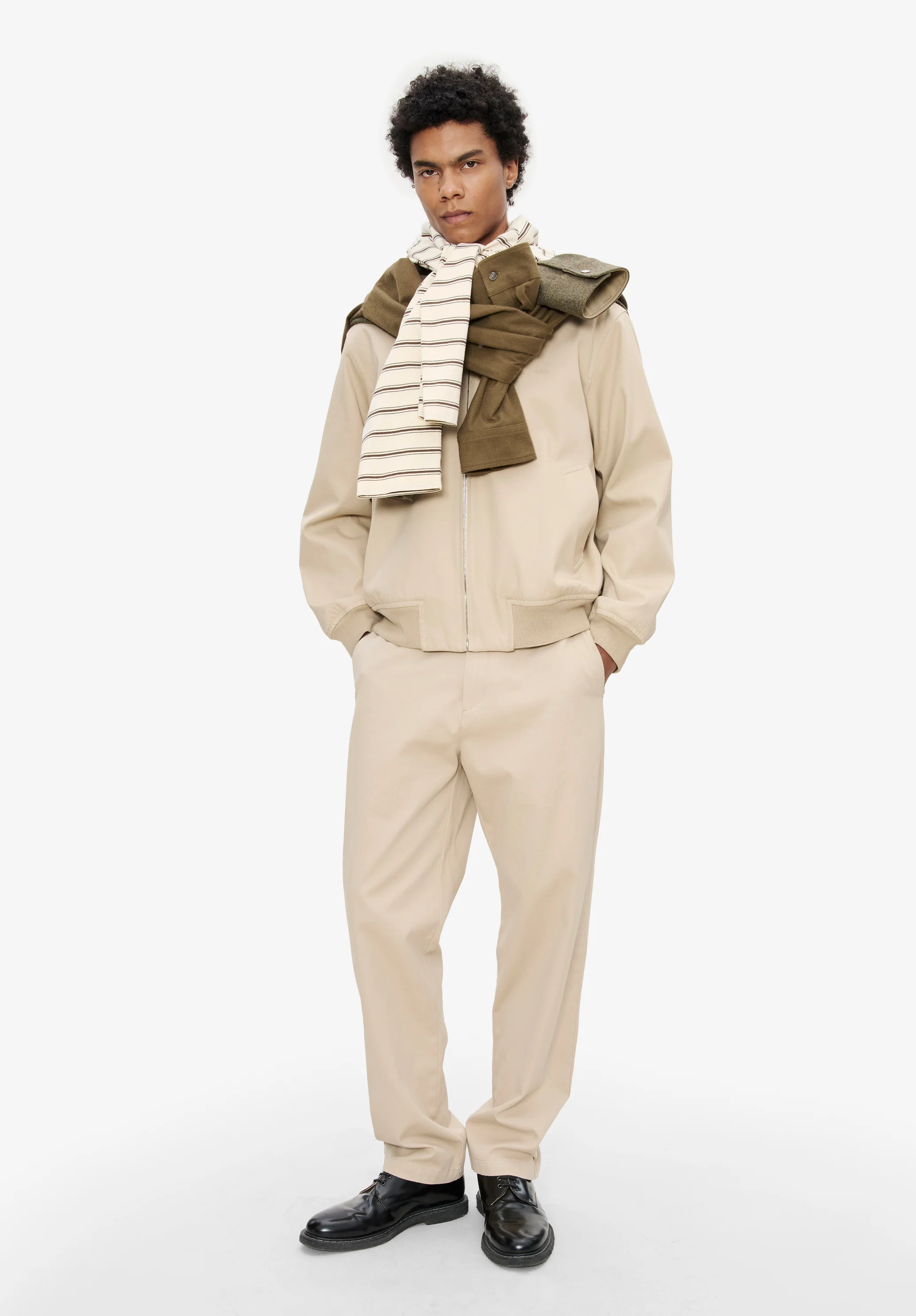 Blouson Zippé - Beige