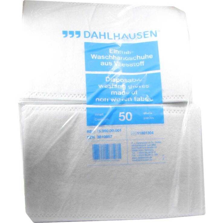 Waschhandschuhe Flauschvlies, 50 St