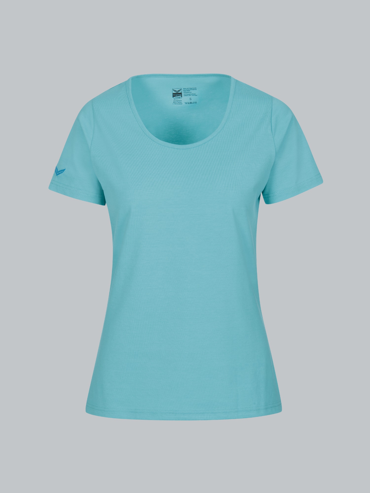 T-Shirt aus Biobaumwolle Mint-C2C