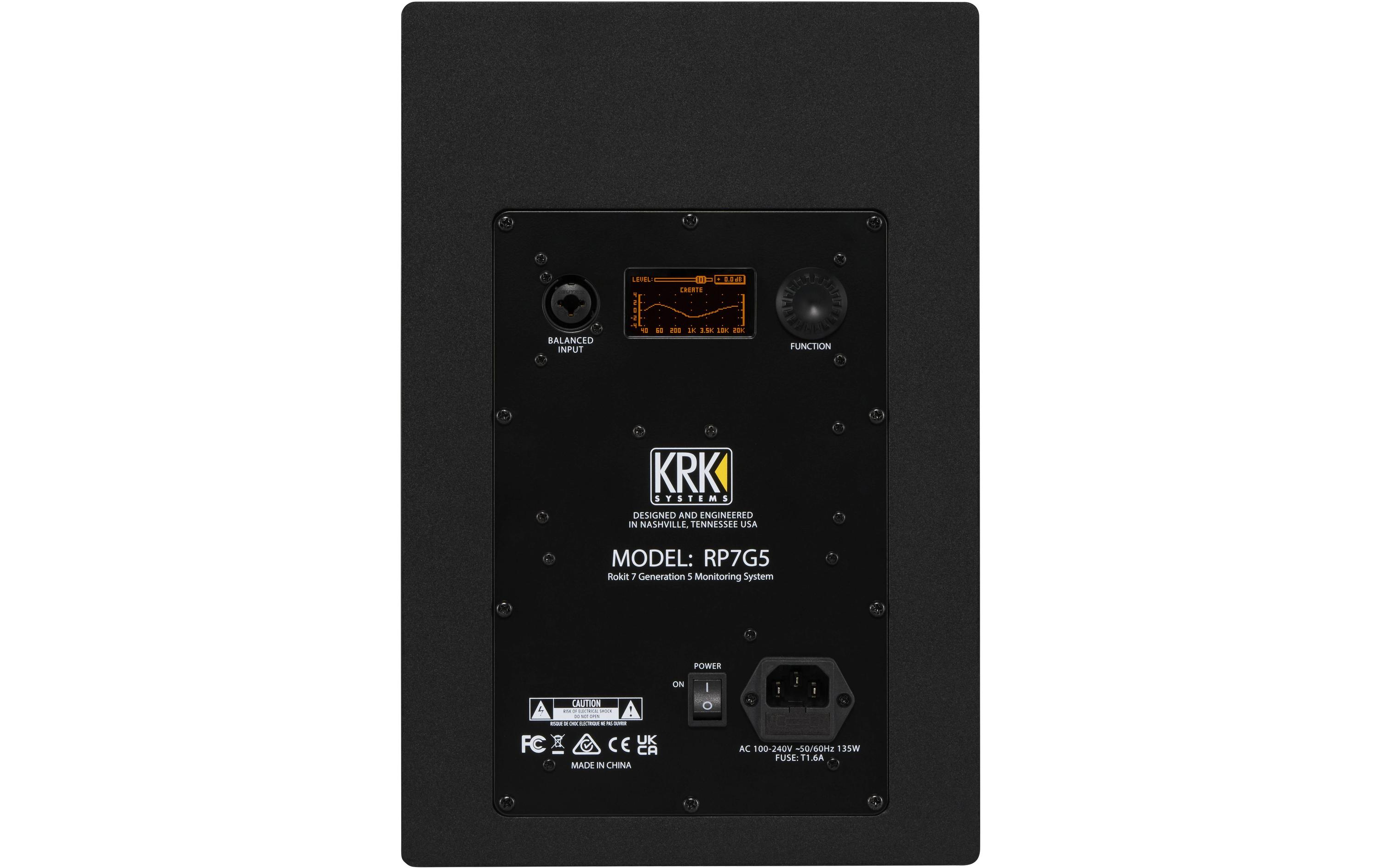 Studiomonitor Rokit RP7 G5 Schwarz<br>Aktiver 7