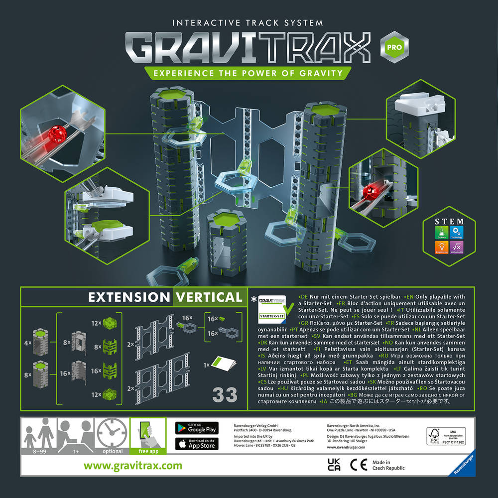 Ravensburger GraviTrax Pro uitbreidingsset Vertical