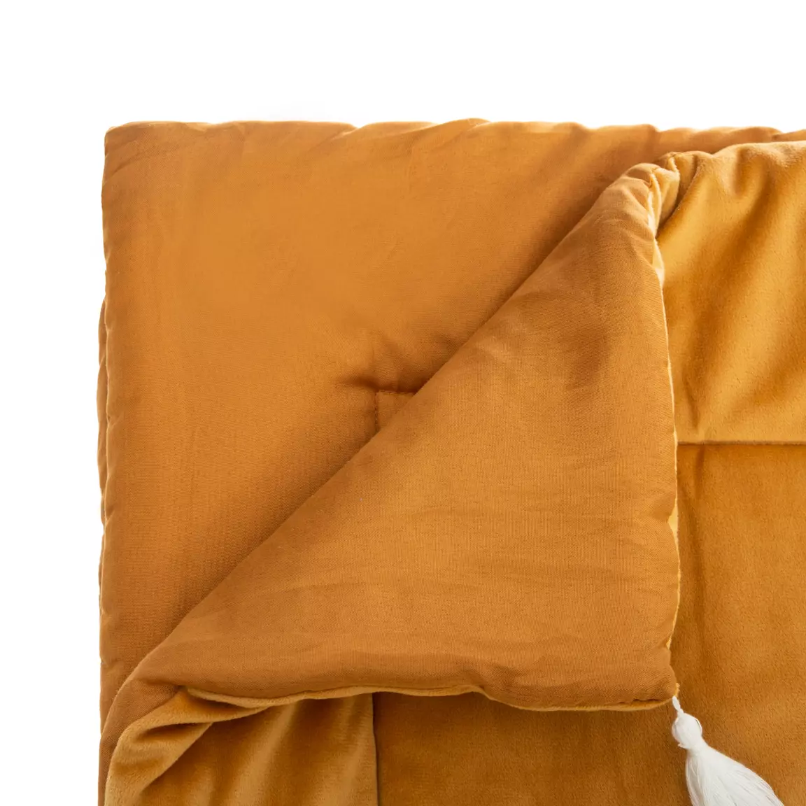 Edredon velours (80 x 180 cm) Slow Jaune ocre