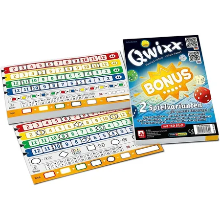 Nürnberger Spielkarten QWIXX – BONUS – Zusatzblöcke (2er)