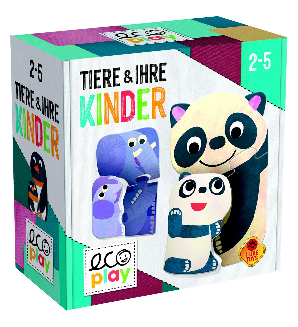 Headu Spielware eco play - Tiere & ihre Kinder