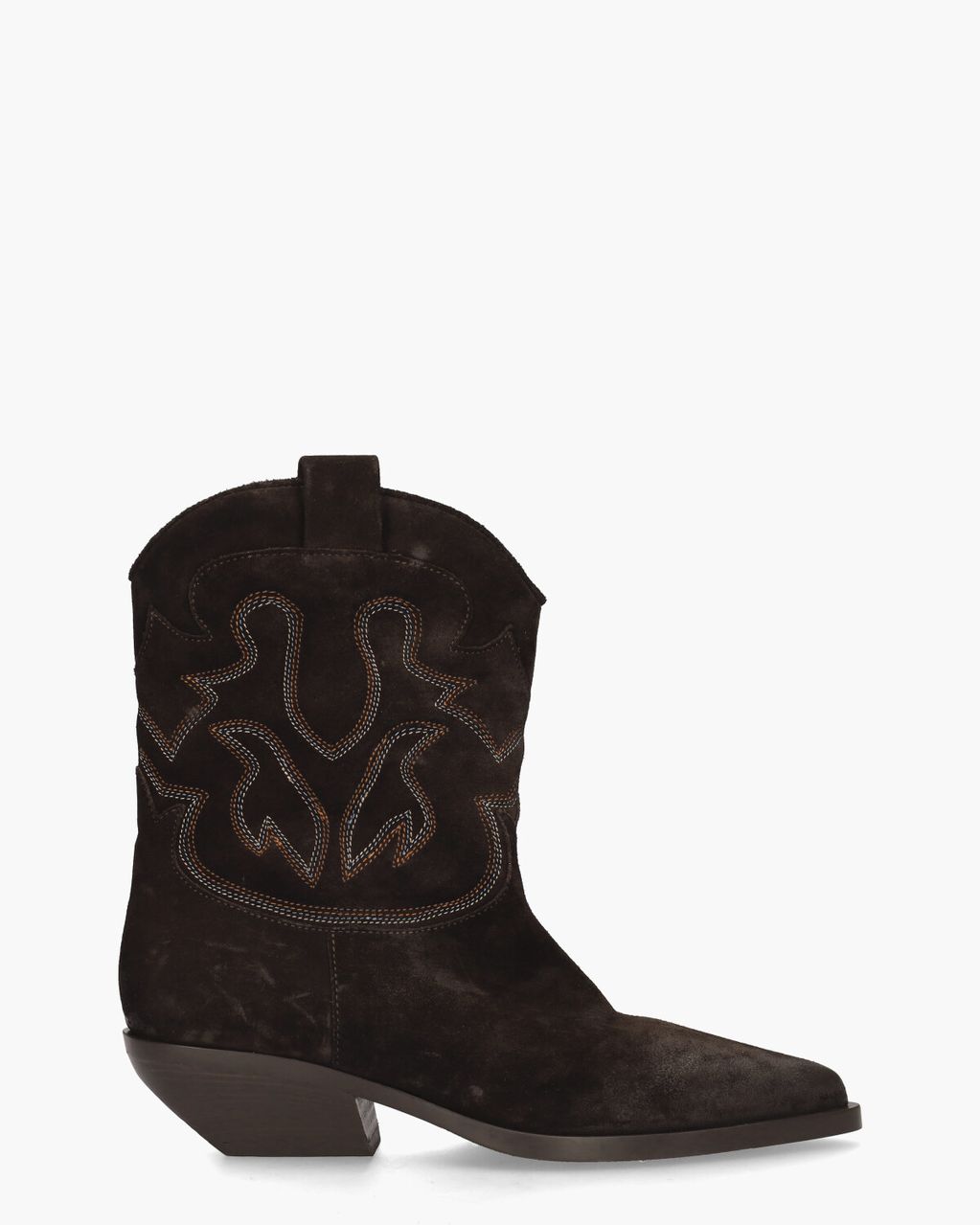 Elena Iachi E4025 Donkerbruin Dames Enkelboots