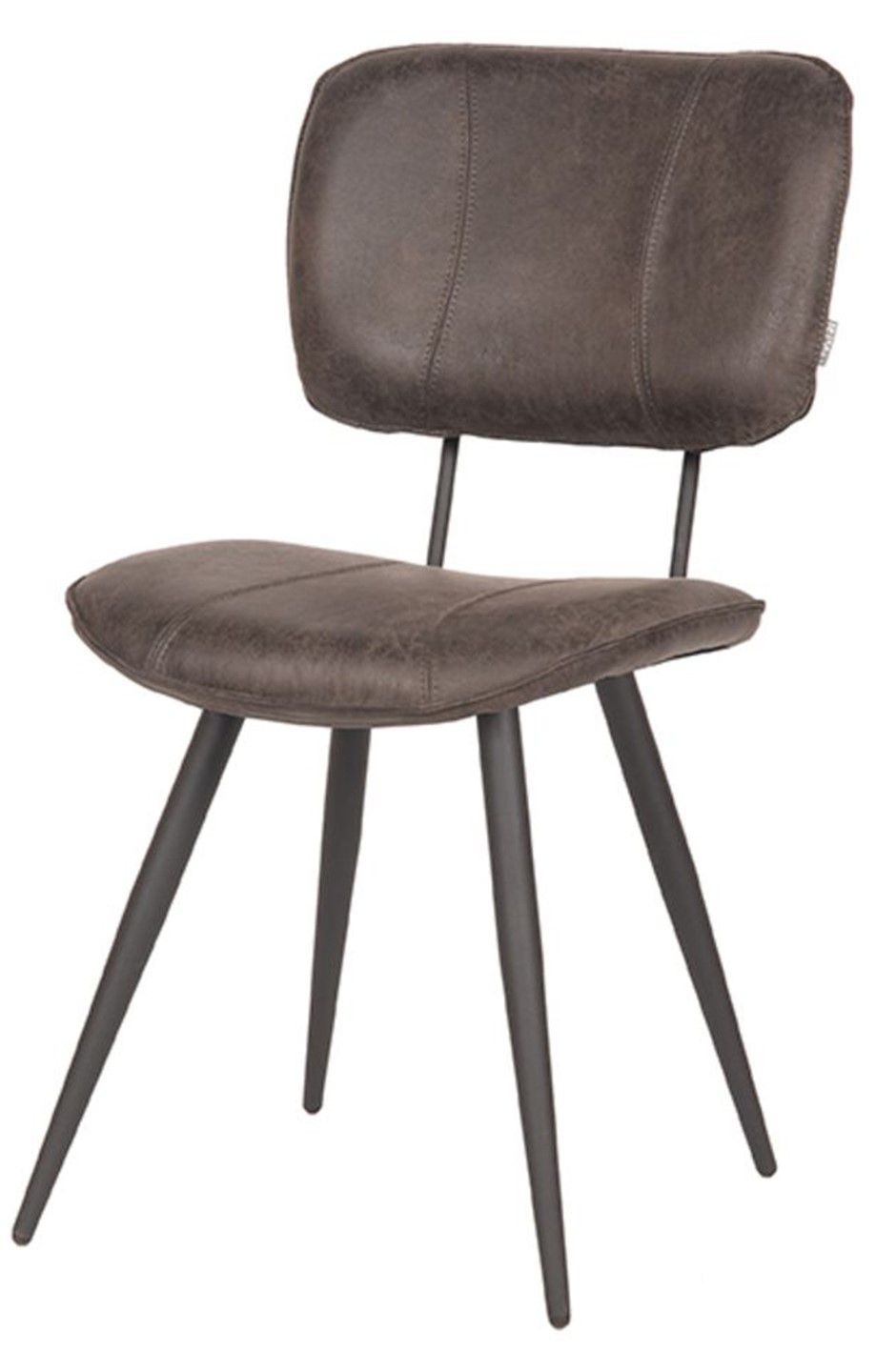 Eetkamerstoel Antraciet IH-50.041v Fos B49 x D60 x H87 cm