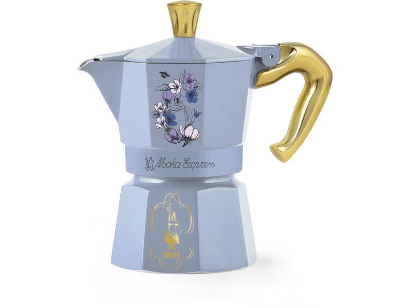 Bialetti Espressokocher Bridgerton Moka Express 3 Tassen Kanne Bridgerton