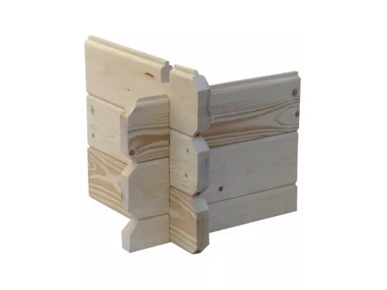 Abri de jardin en bois - 25m2 - 5x5m - Ep. 34mm - Couleur: naturel - DOM722 - ALTANKA
