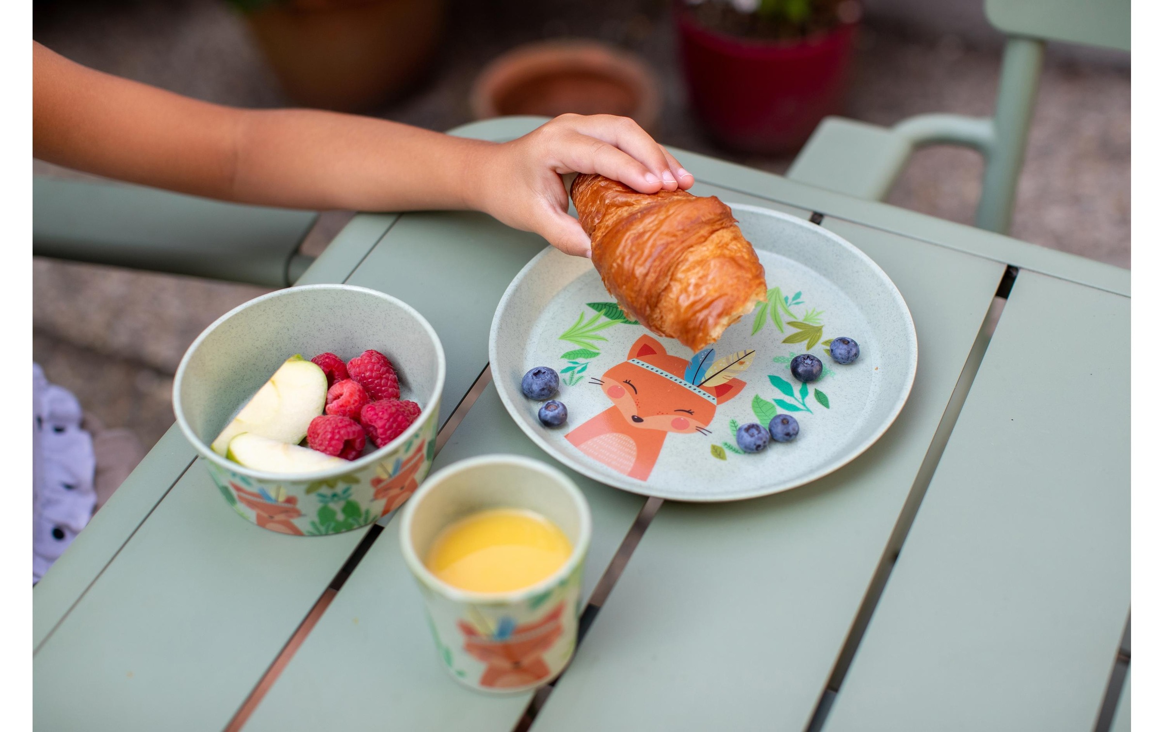 KOZIOL Kindergeschirr-Set »Connect«