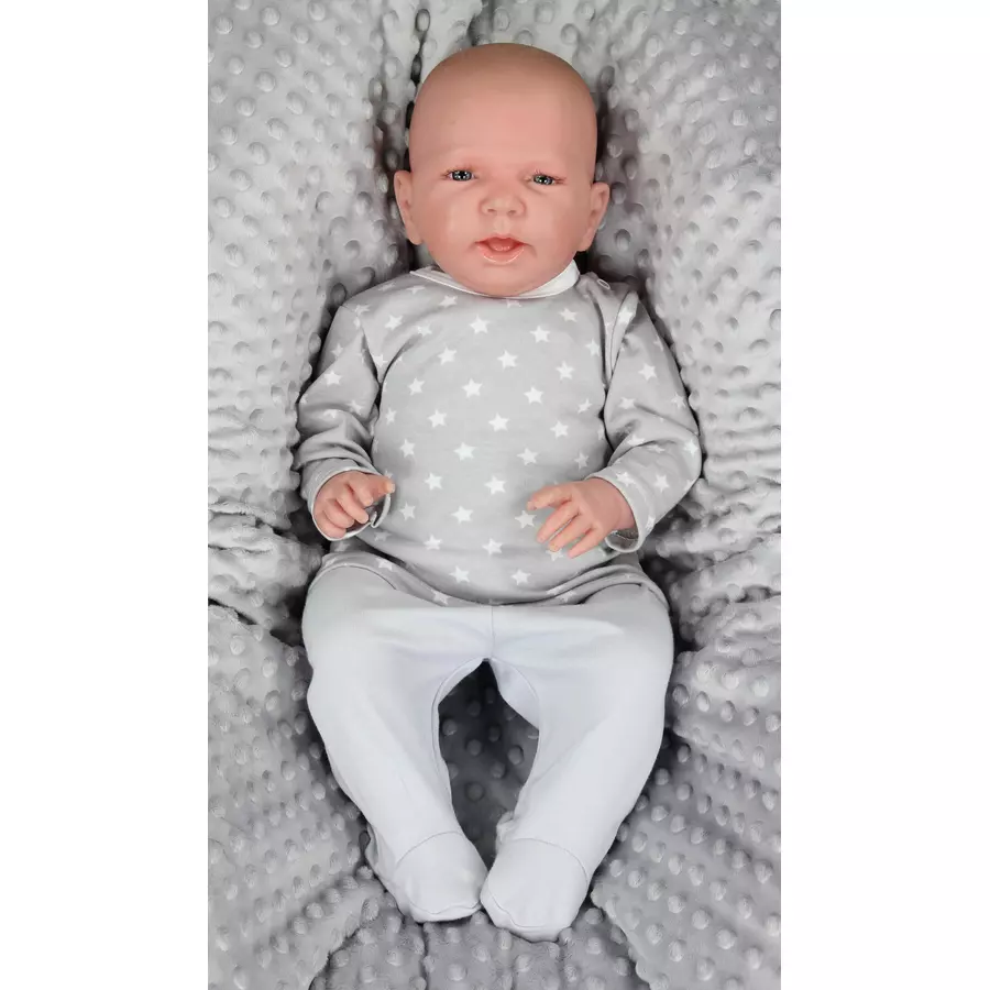 TupTam Baby Jungen Langarmshirt 5er Pack grauweiß
