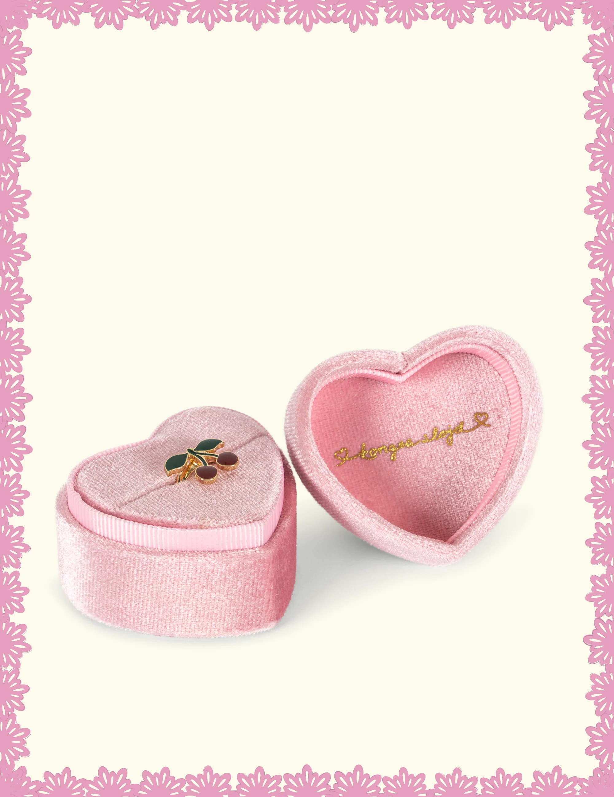 Love ringe - cherry - OS