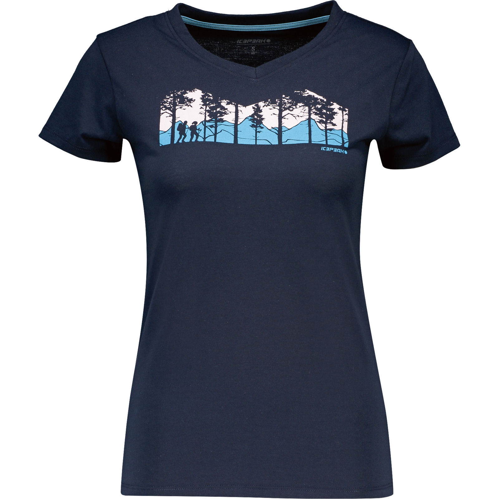 Icepeak Damen-T-Shirt Beaune M, dunkelblau