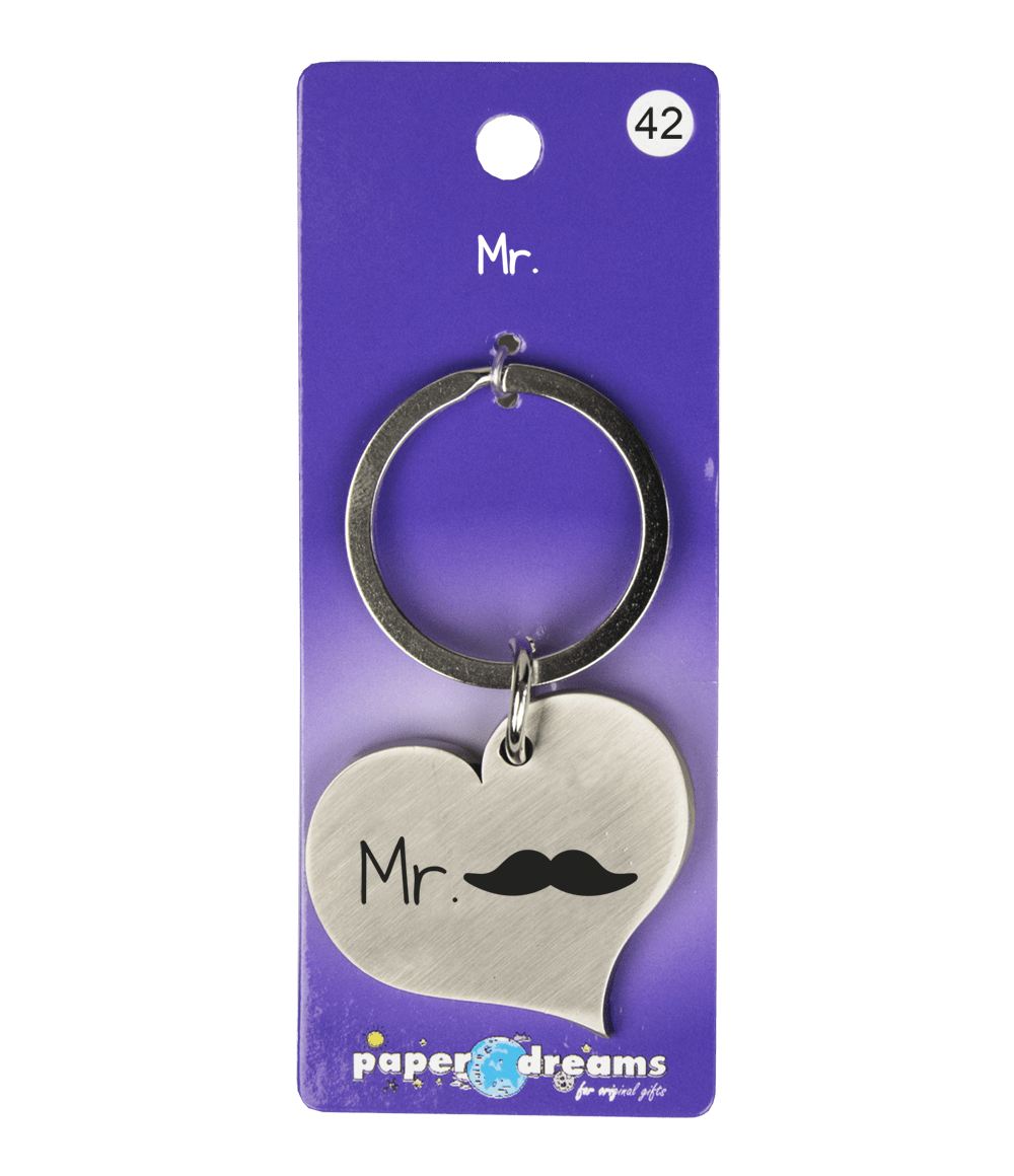 Sleutelhanger Mr Snor 10cm