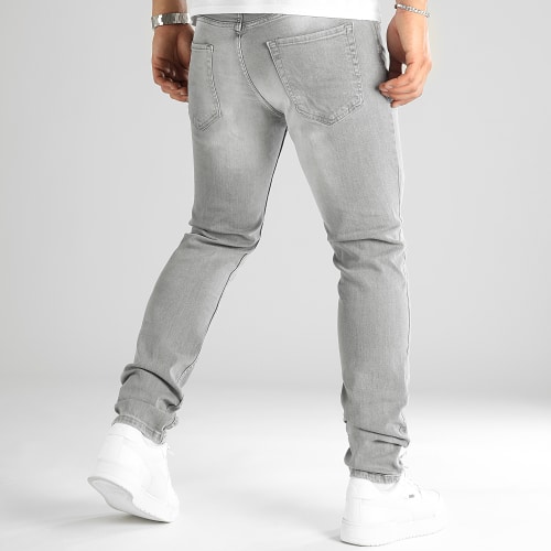 Jean Regular Fit Avec Destroy 2674 Denim Gris Clair
