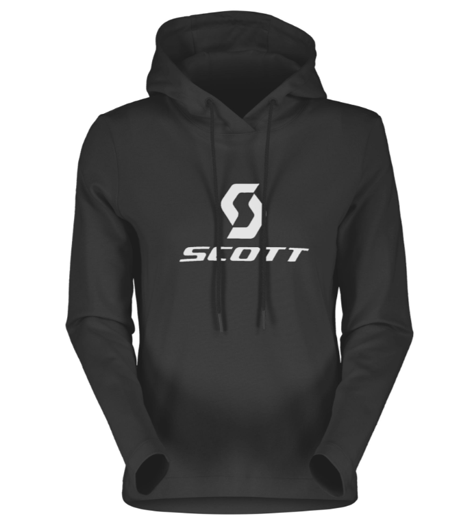 SCOTT Tech Hoody til Kvinder, Sort