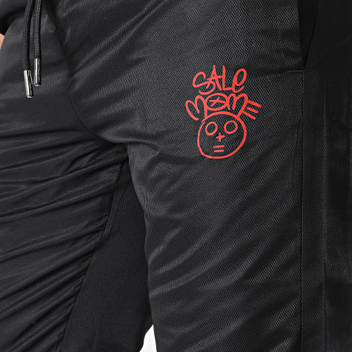 Pantalon Jogging Diamant Toto Noir Rouge