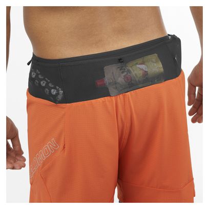 Short 2-en-1 Salomon Sense Aero Rouge/Noir Homme