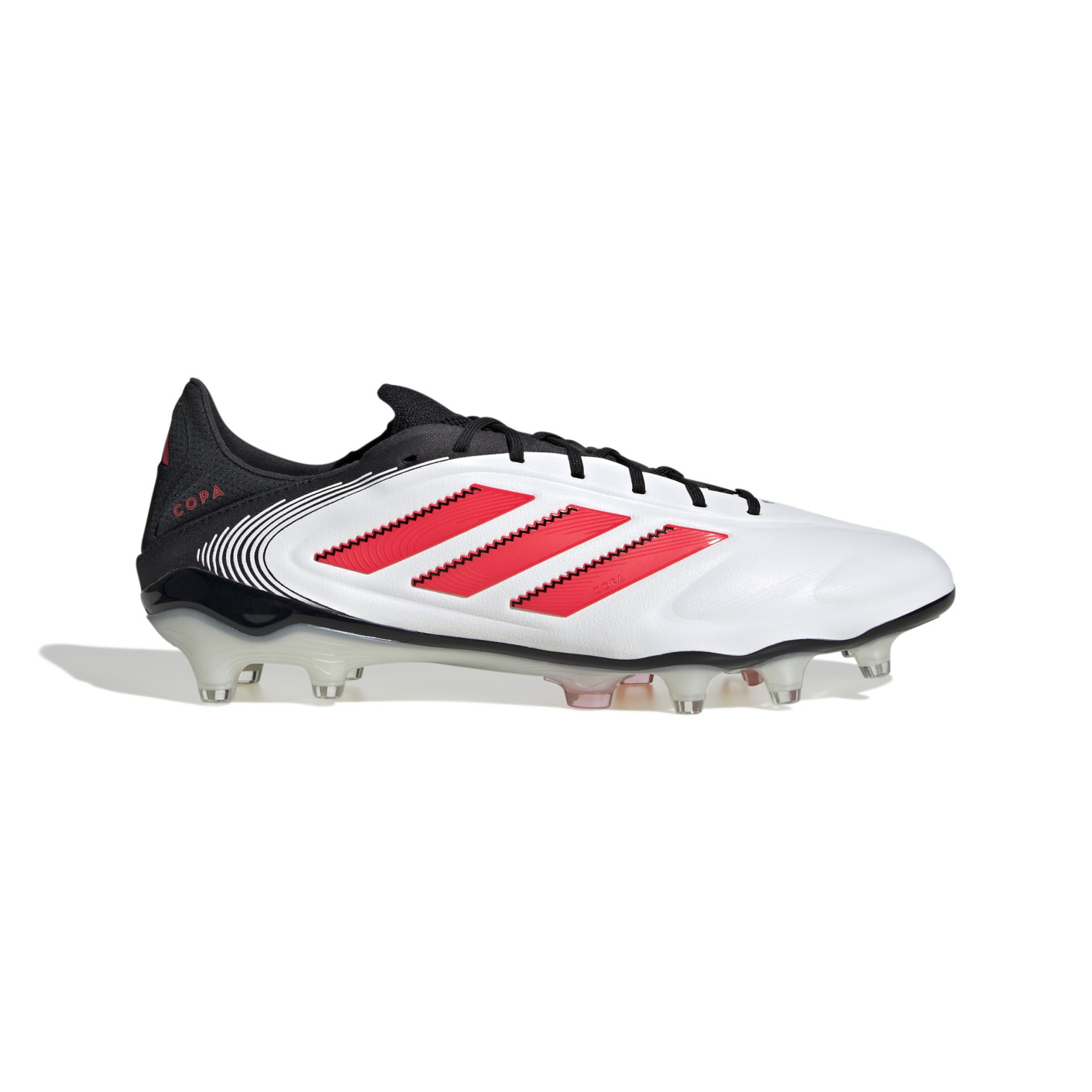 Adidas Copa Pure III Elite Gras Voetbalschoenen (FG) Wit Zwart Rood