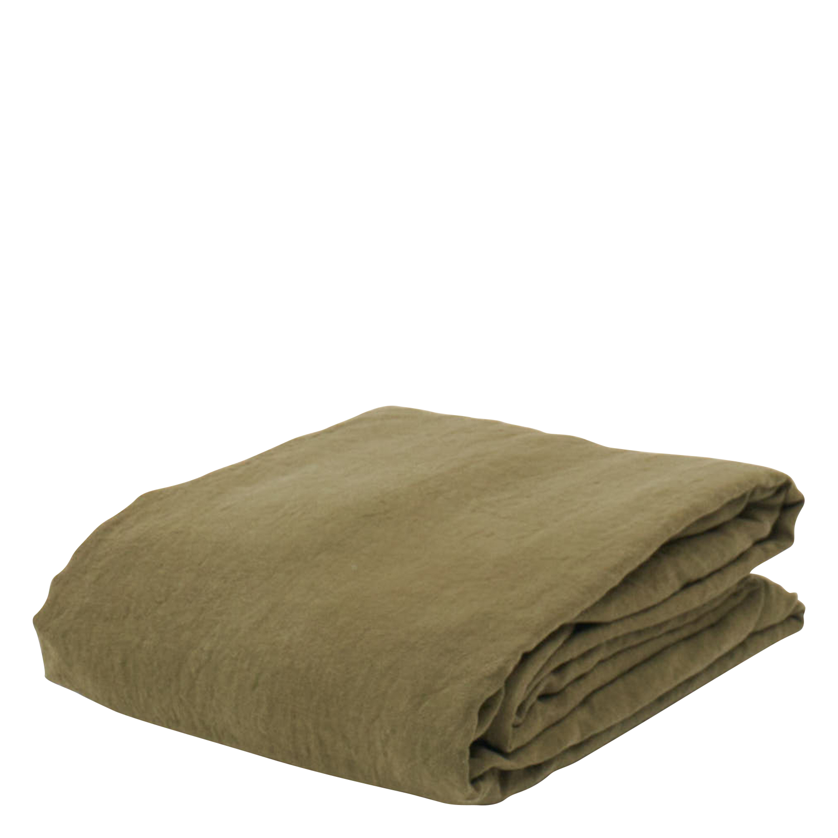 Drap housse en lin| Vert