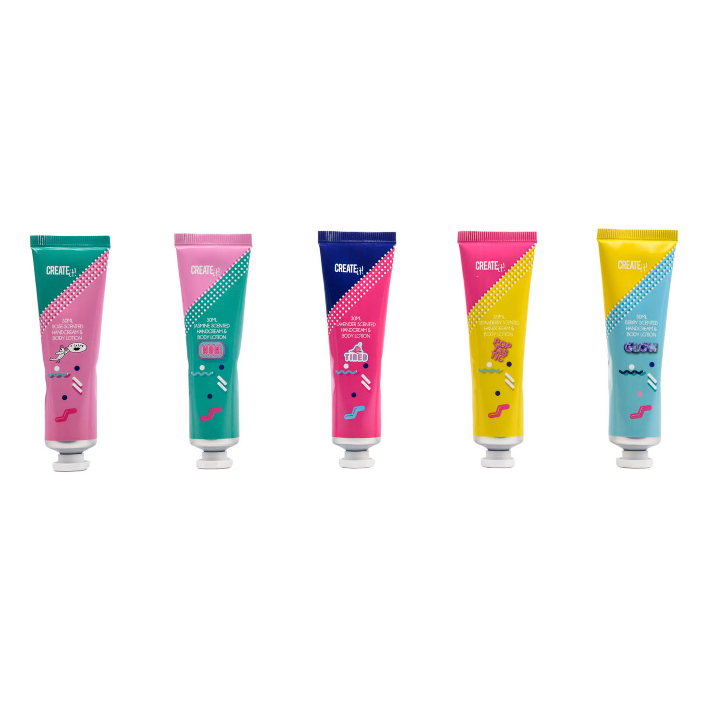 Create it! Poptastic Handcreme & Bodylotion 5-Pack