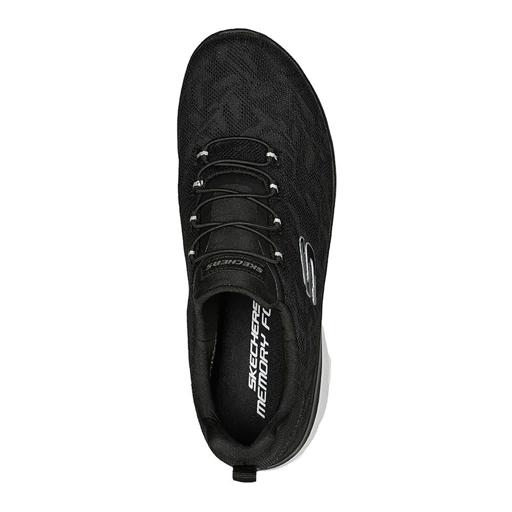 Skechers SUMMITS GOOD TASTE - Chaussures training Femme noir/blanc