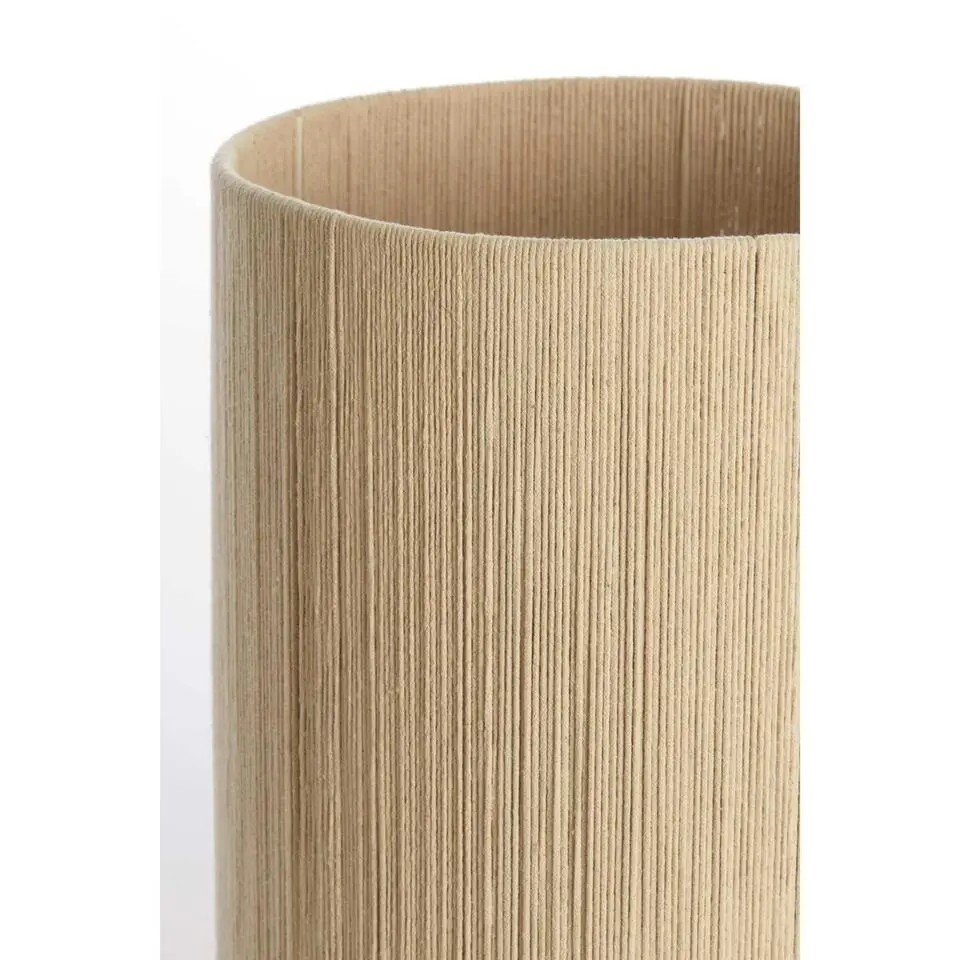 Cilinder lampenkap Medan - Beige - 30x30x40cm