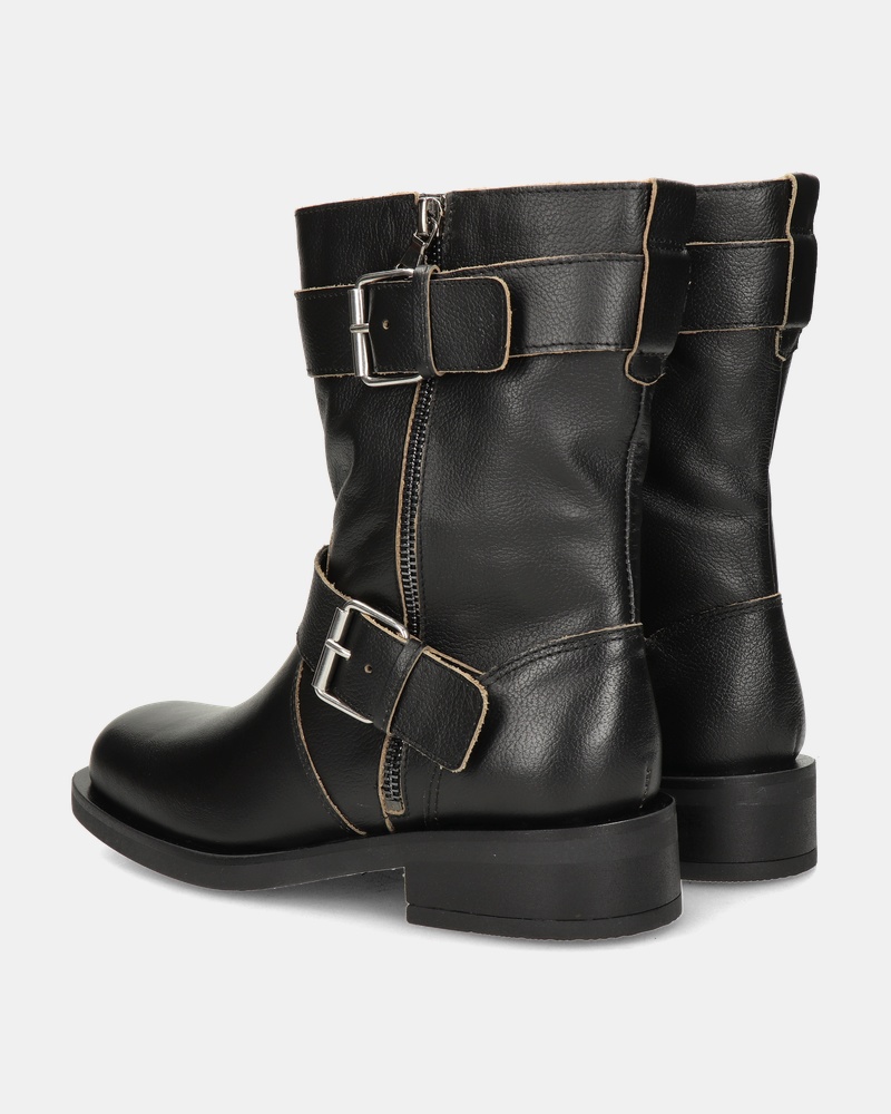 Nelson Bikerboots  - zwart