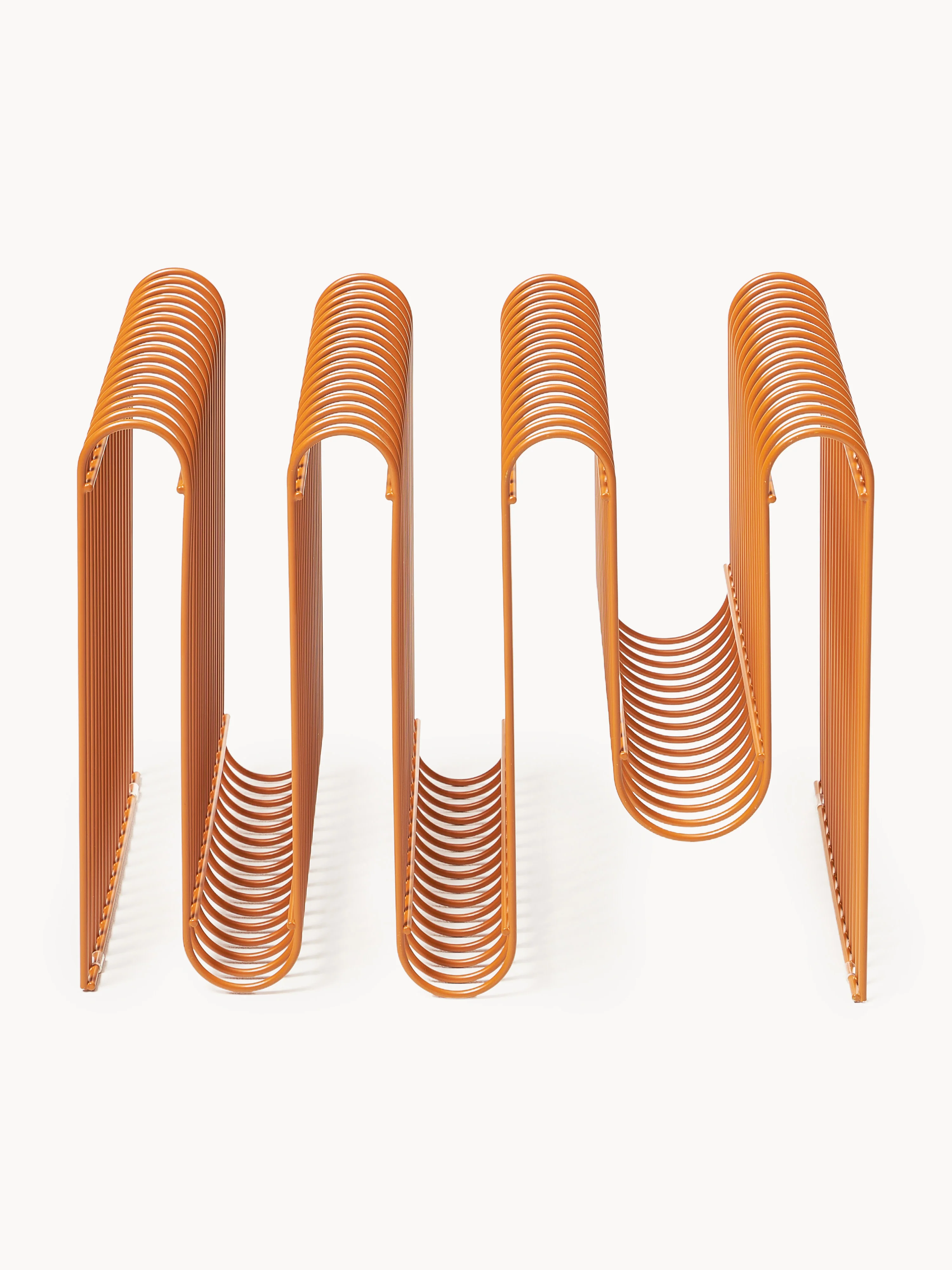 Metalen tijdschriftenhouder Curva