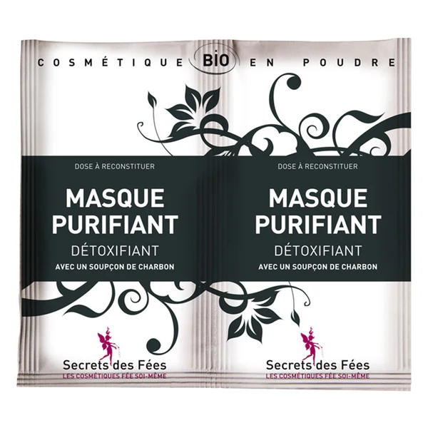Secrets des Fées Masque Purifiant Détoxifiant 2 x 6 g pour 2 applications