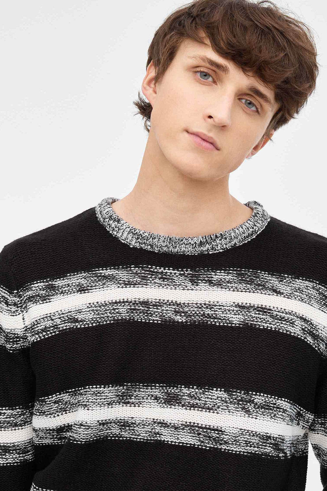 Camisa de listras torcidas