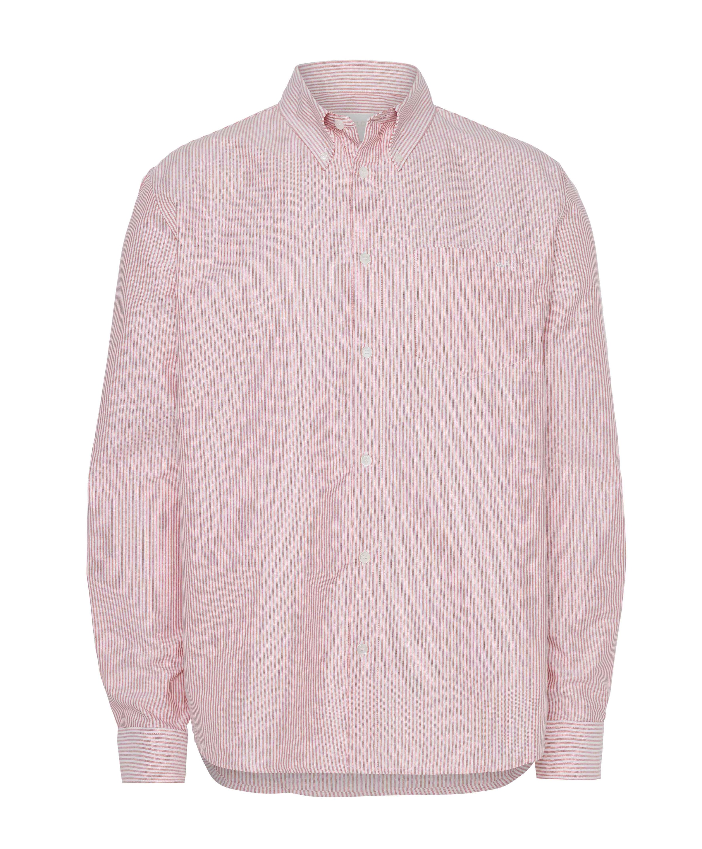 A.P.C. Heren overhemd lange mouw rood