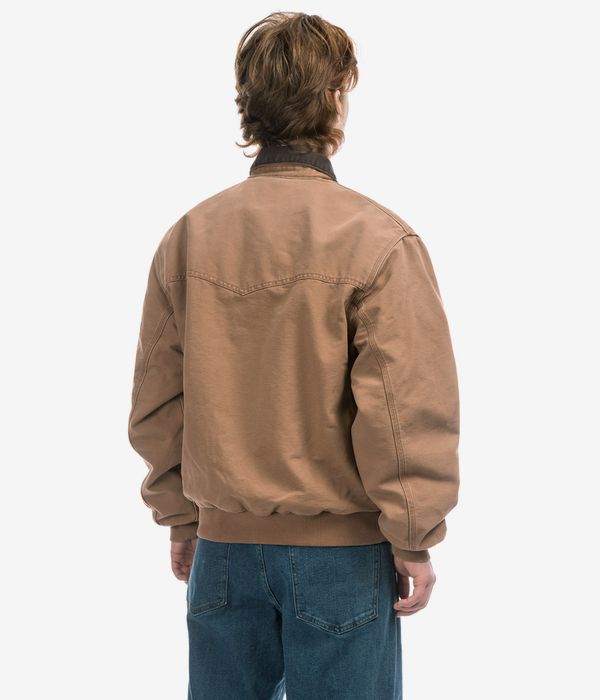 Carhartt WIP OG Santa Fe Organic Dearborn Jacke (hamilton brown tobacco stone can)