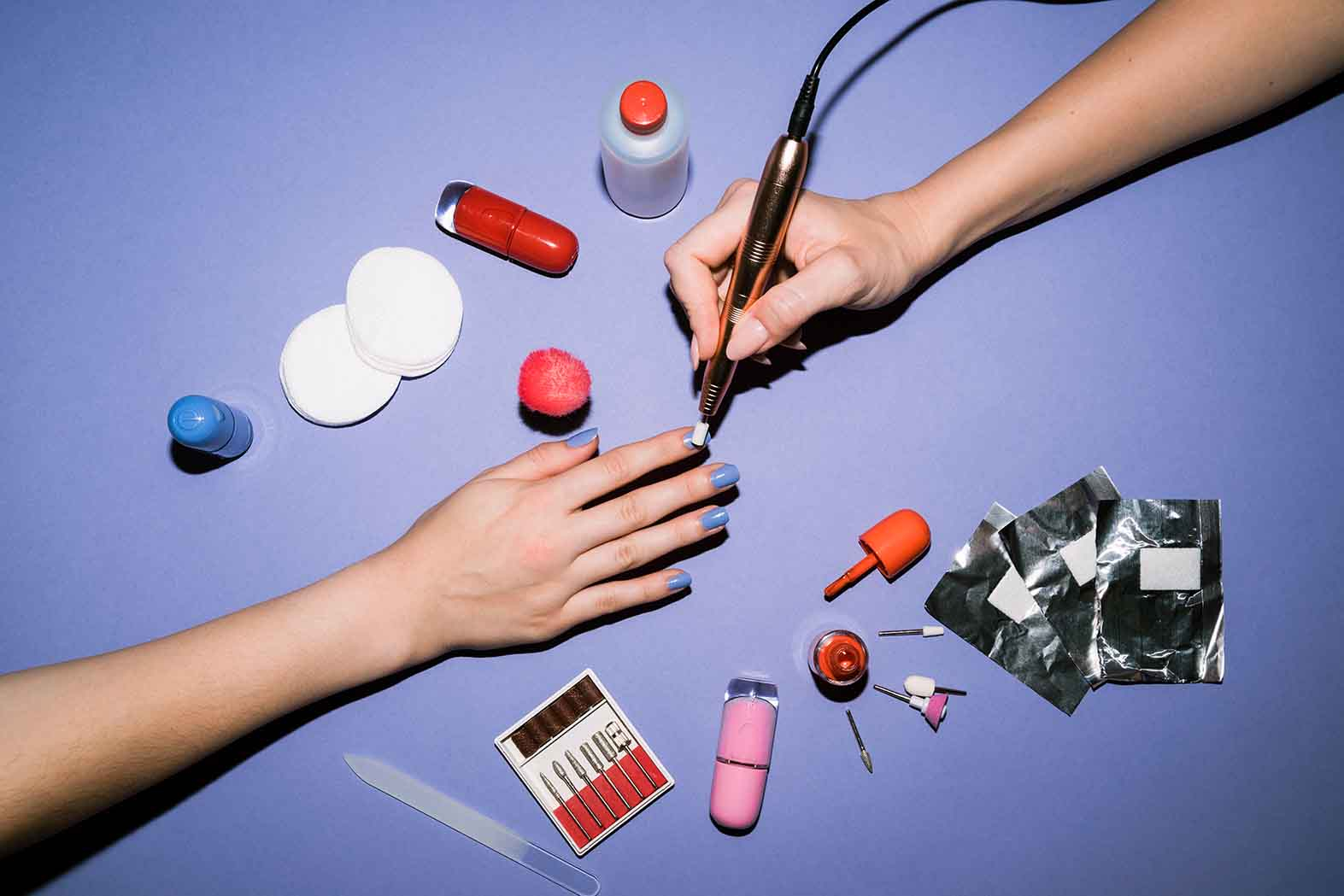 12in1 Elektrische USB Nagelfräse Nagelpflege Polierwerkzeug Maniküre Pediküre Set - Roségold