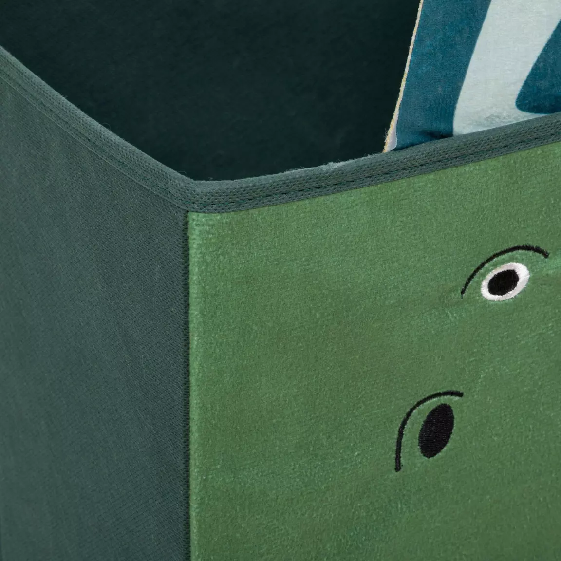 Panier de rangement enfant (29 x 29 cm) Dino Vert