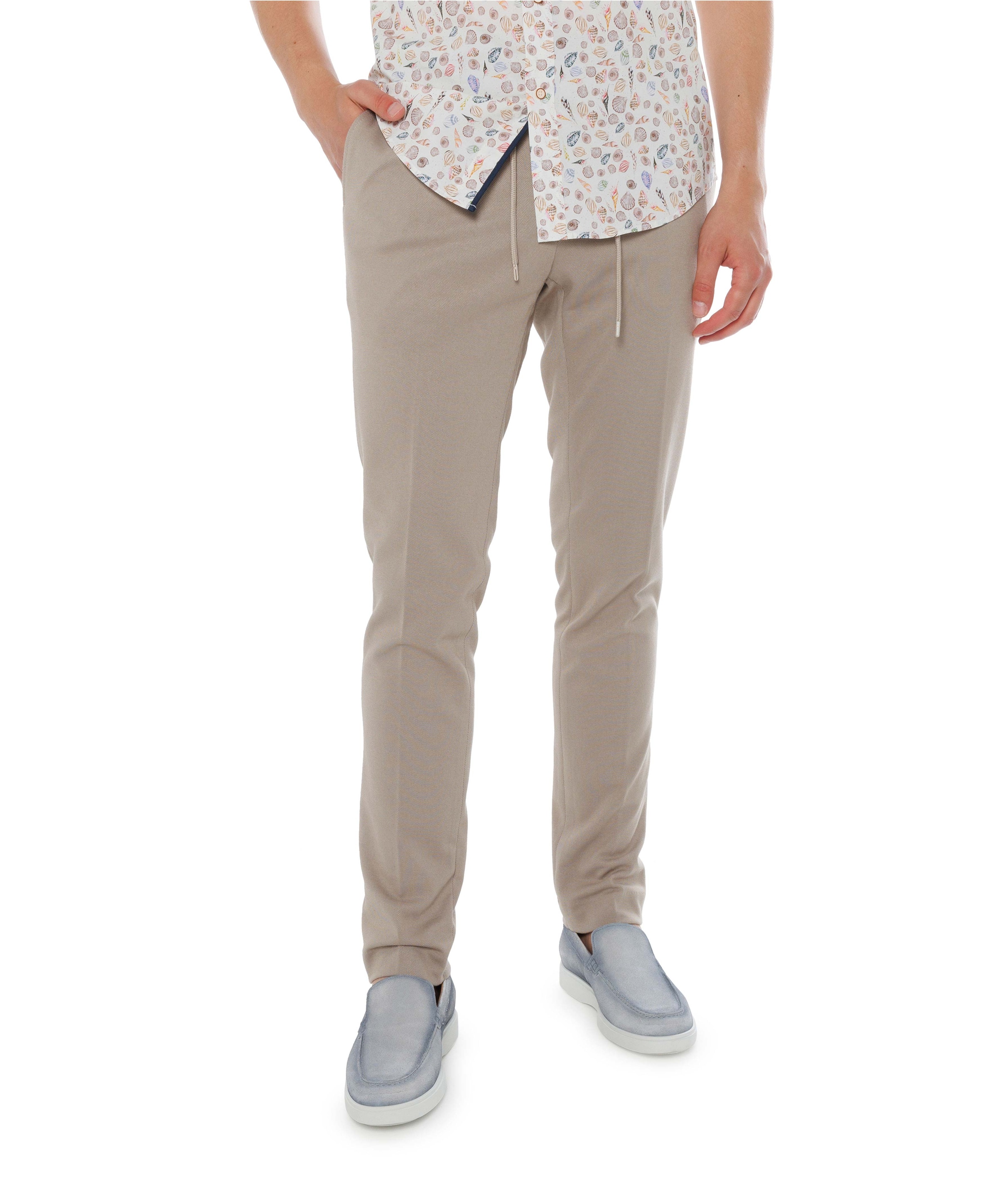 Blue industry Chino Blue Industry heren broek beige